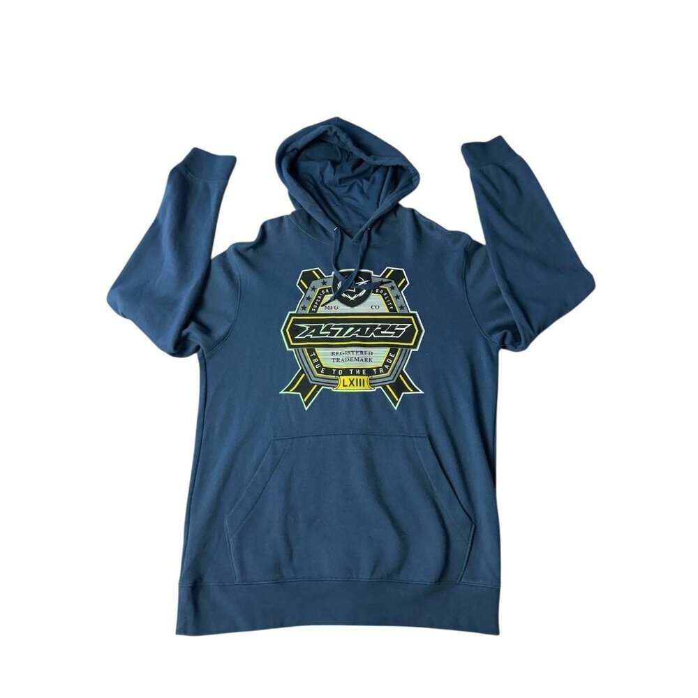 Alpinestars Patent Pullover Fleece Hoodie Size M Blue